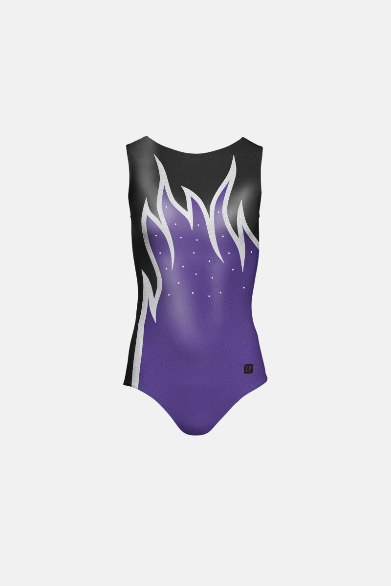 Girls Mauvelous Sleeveless Leotard