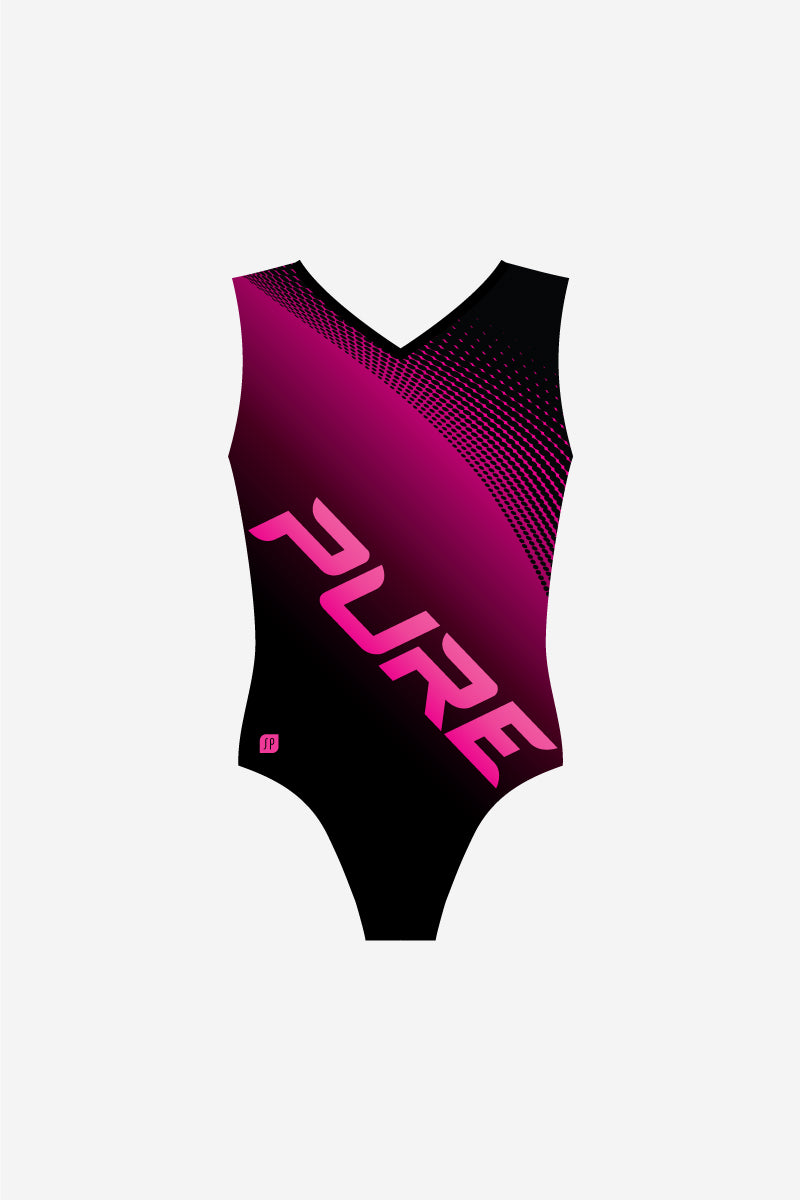 Girls Sublimation Sleeveless Leotard & Scrunchie