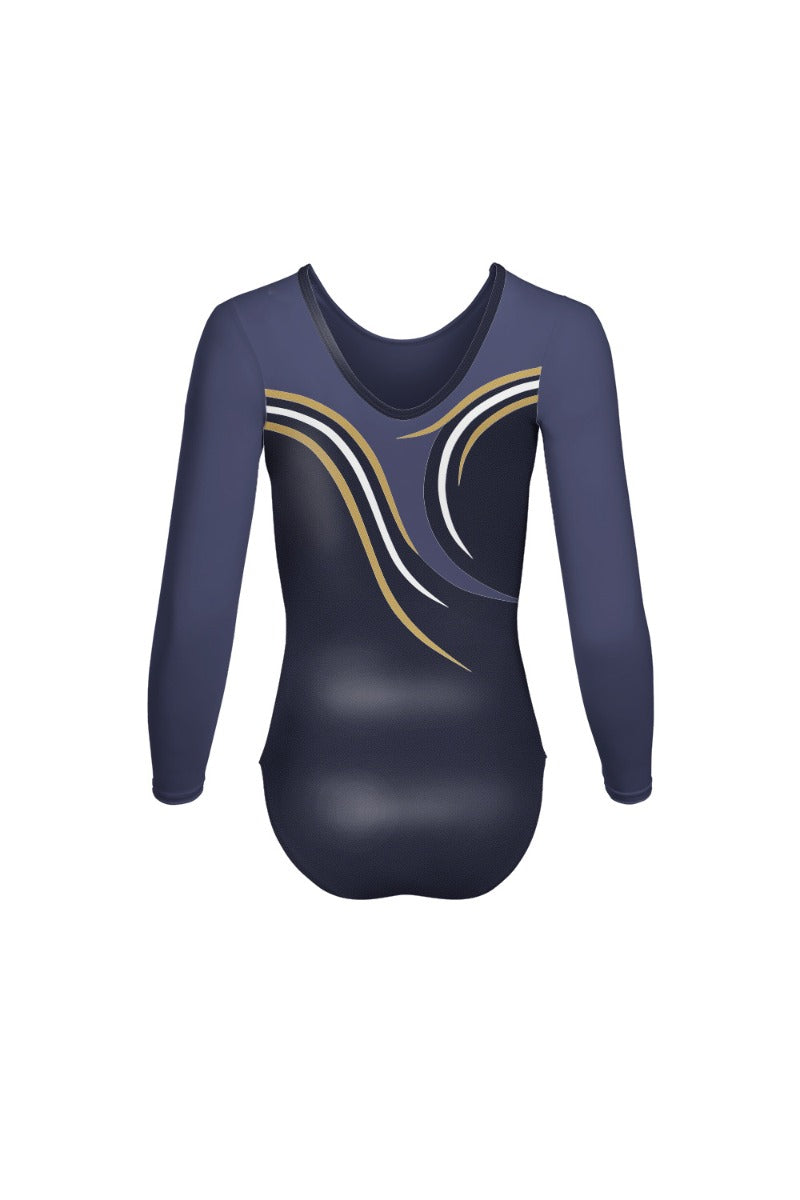 Girls L6-10 Gold Comp Leotard