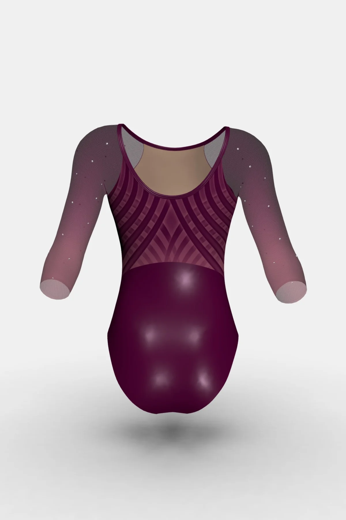 Girls Comp ¾ Slv Leotard