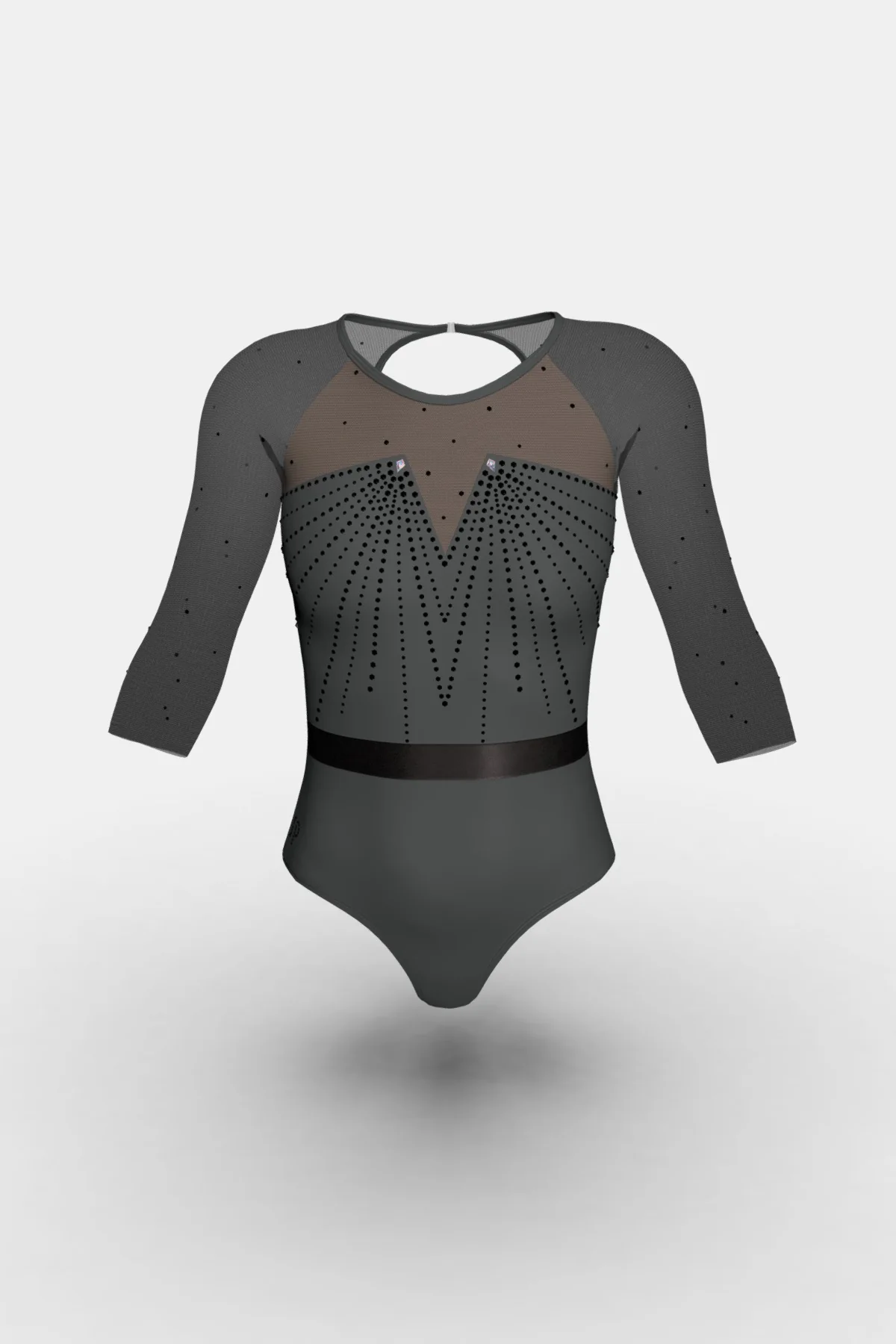 Girls Kyla Ross Leotard – Graphite
