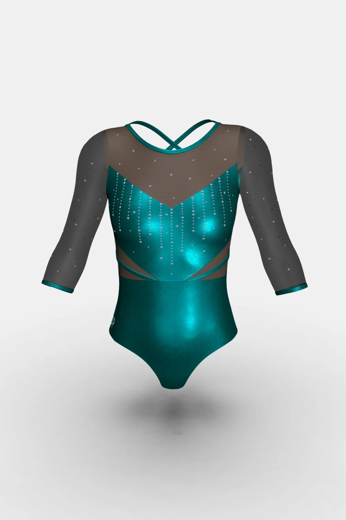 Girls L 4-6 Comp 3Q Slv Leotard