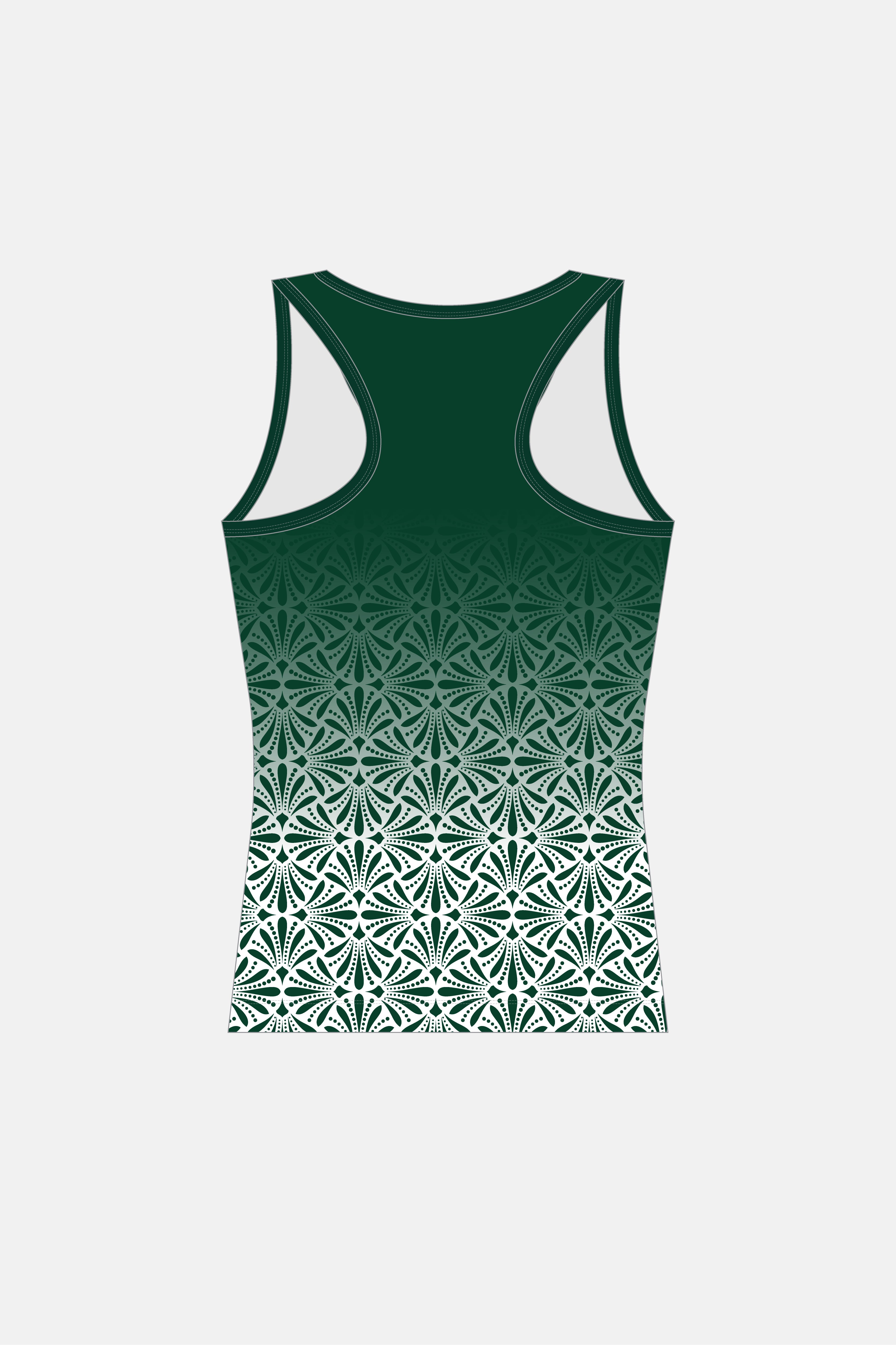 Forest Green Pascale Fitted Singlet