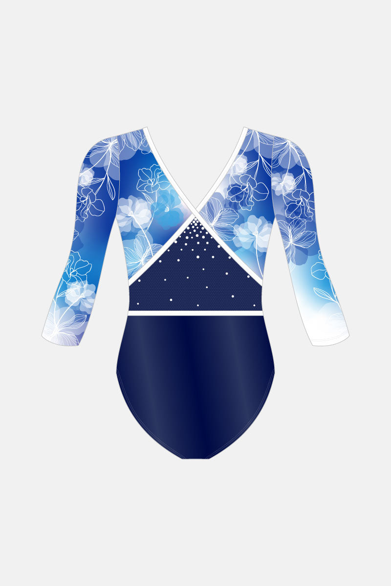 AGC Squad Crystal 3/4 Sleeve Leotard