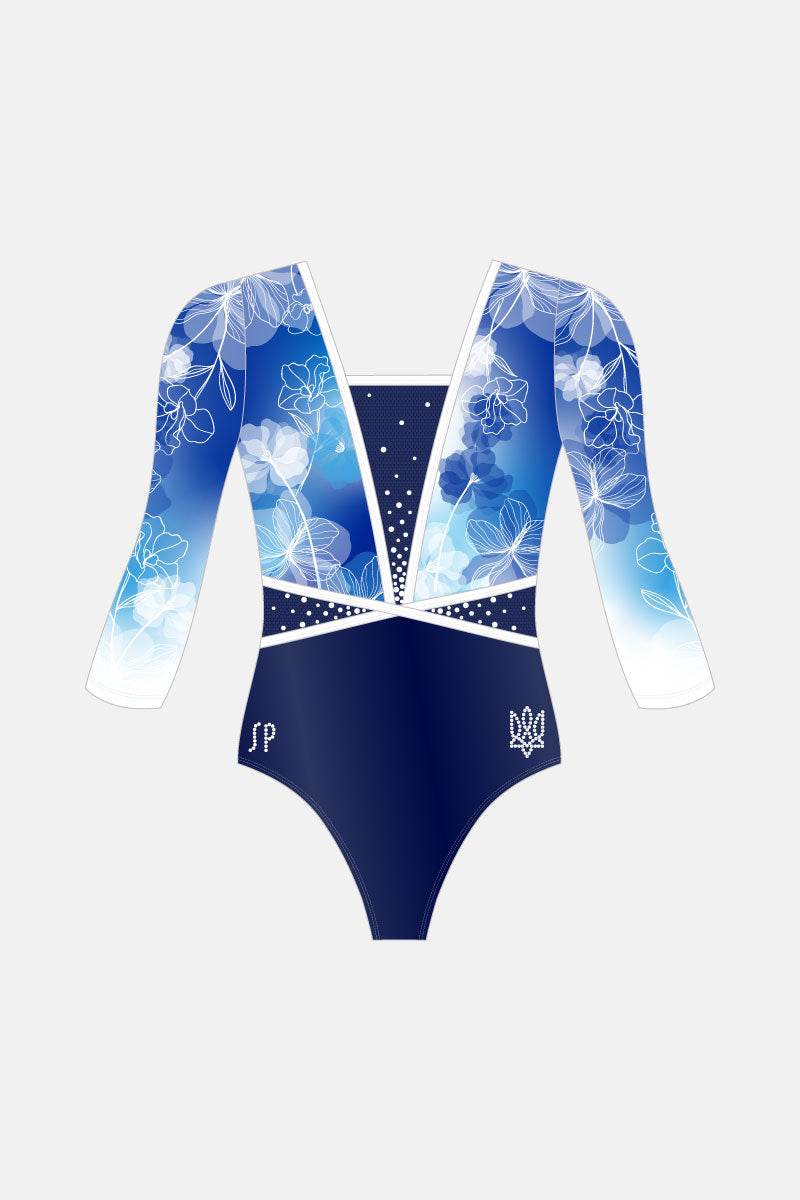 AGC Squad Crystal 3/4 Sleeve Leotard