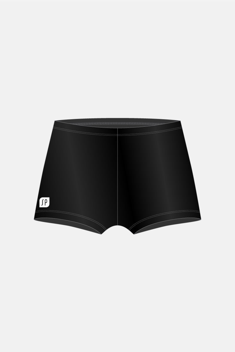 Black Wetlook 2.0 Shorts