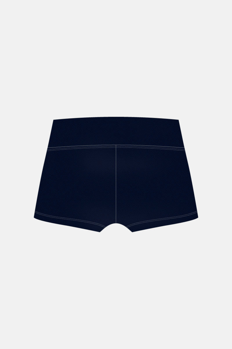Navy Mystique Wide Waistband Shorts