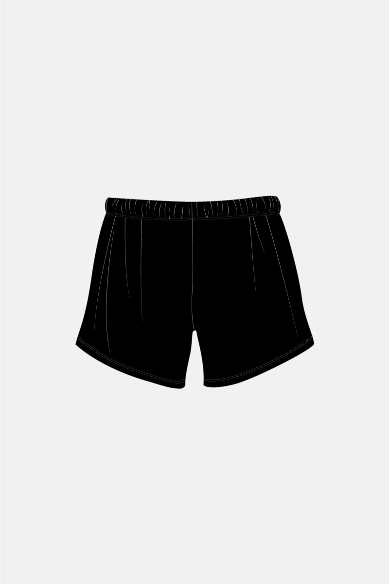 Black Matt Tramp Shorts