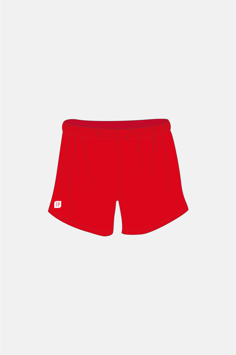 Boys Venetian Red Matt Mag Shorts