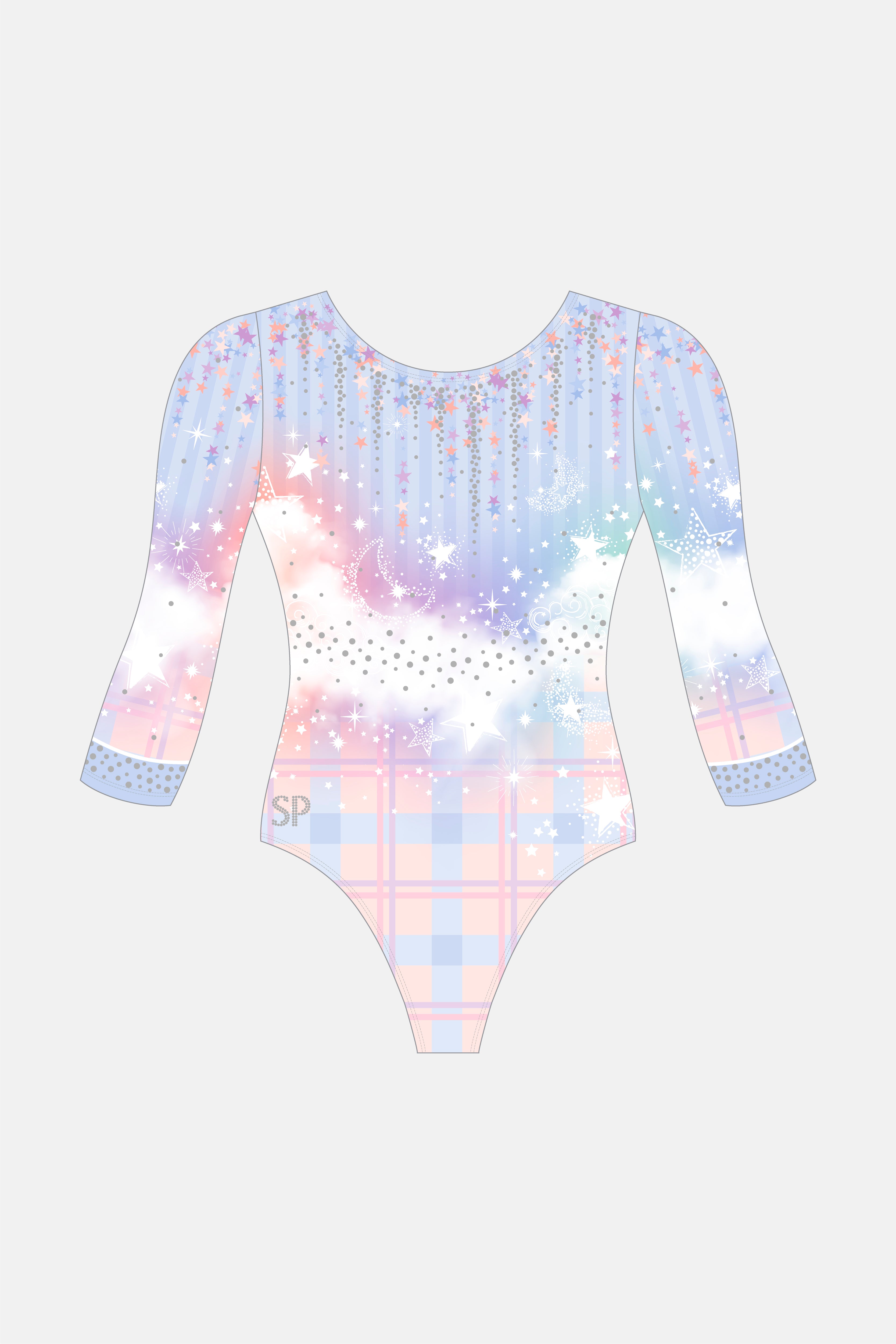 PJ Party 3/4 Sleeve Leotard