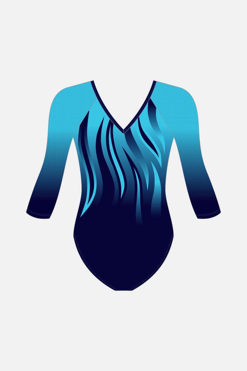 Girls Gymstar 3/4 Slv Leotard