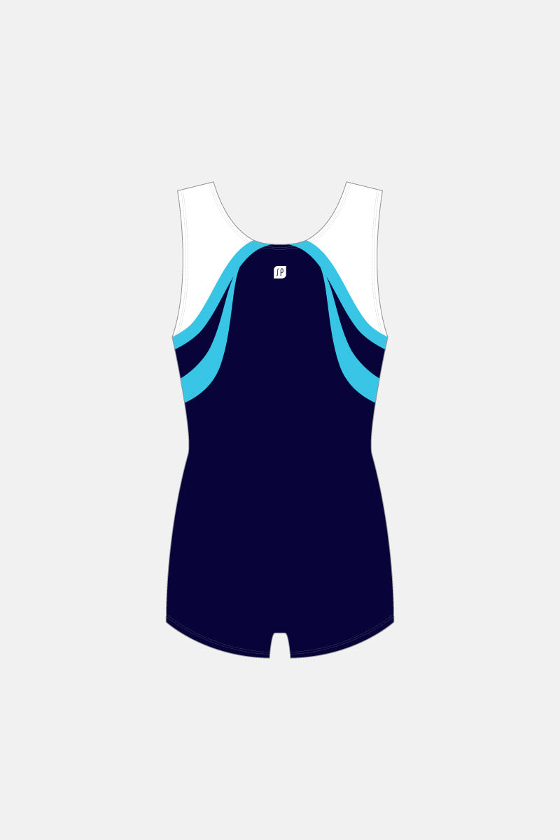 Boys Aqua Boyleg Leotard