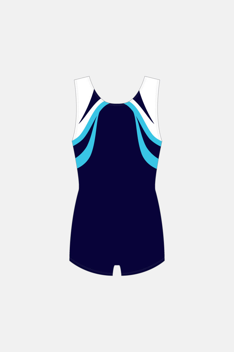 Boys Aqua Boyleg Leotard