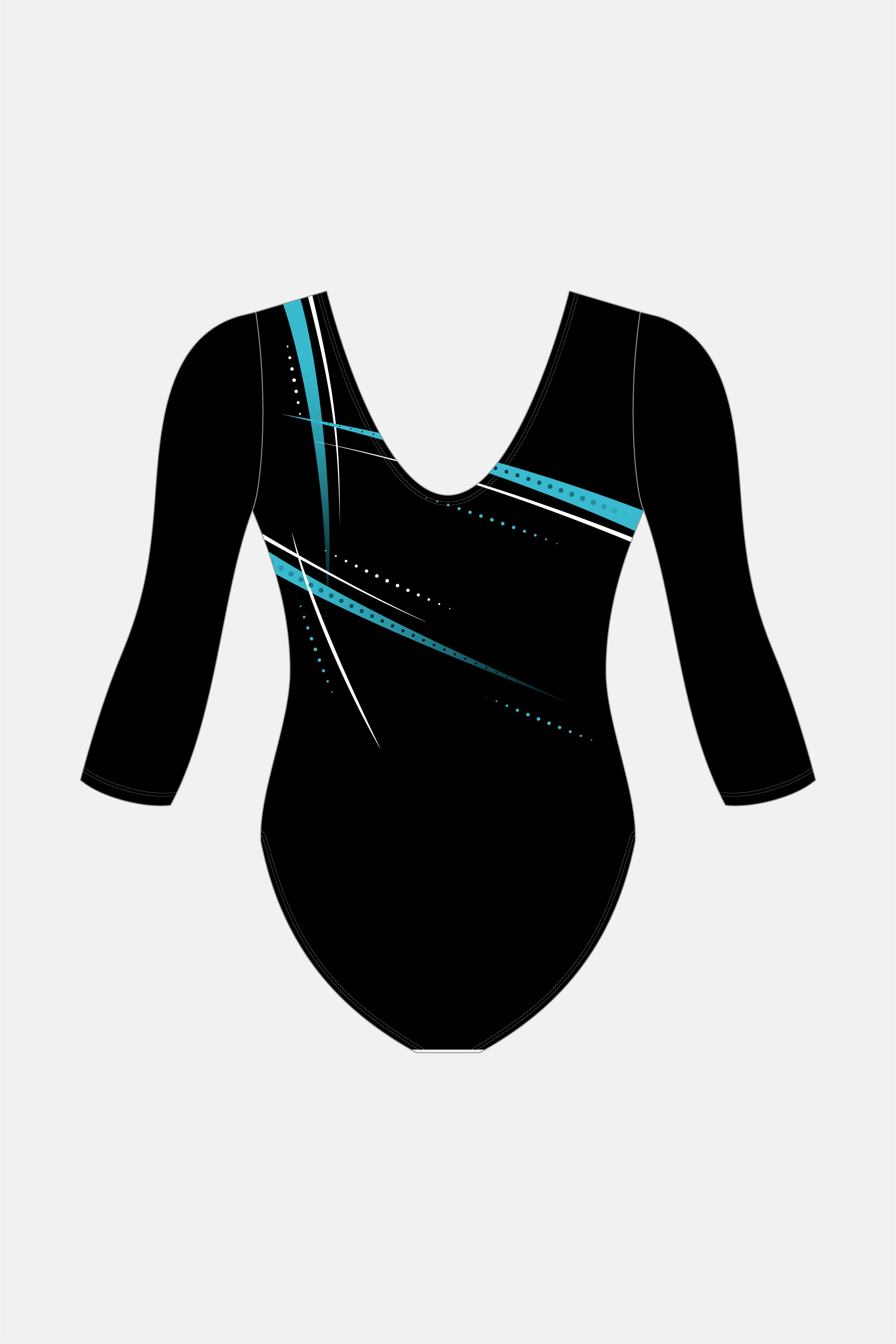 WAG LVL 4-6 Comp 3/4 Sleeve Leotard