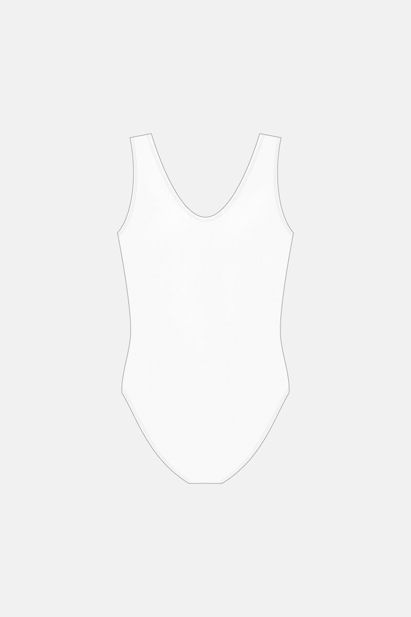 White Pearl Gym Star SLS Leotard