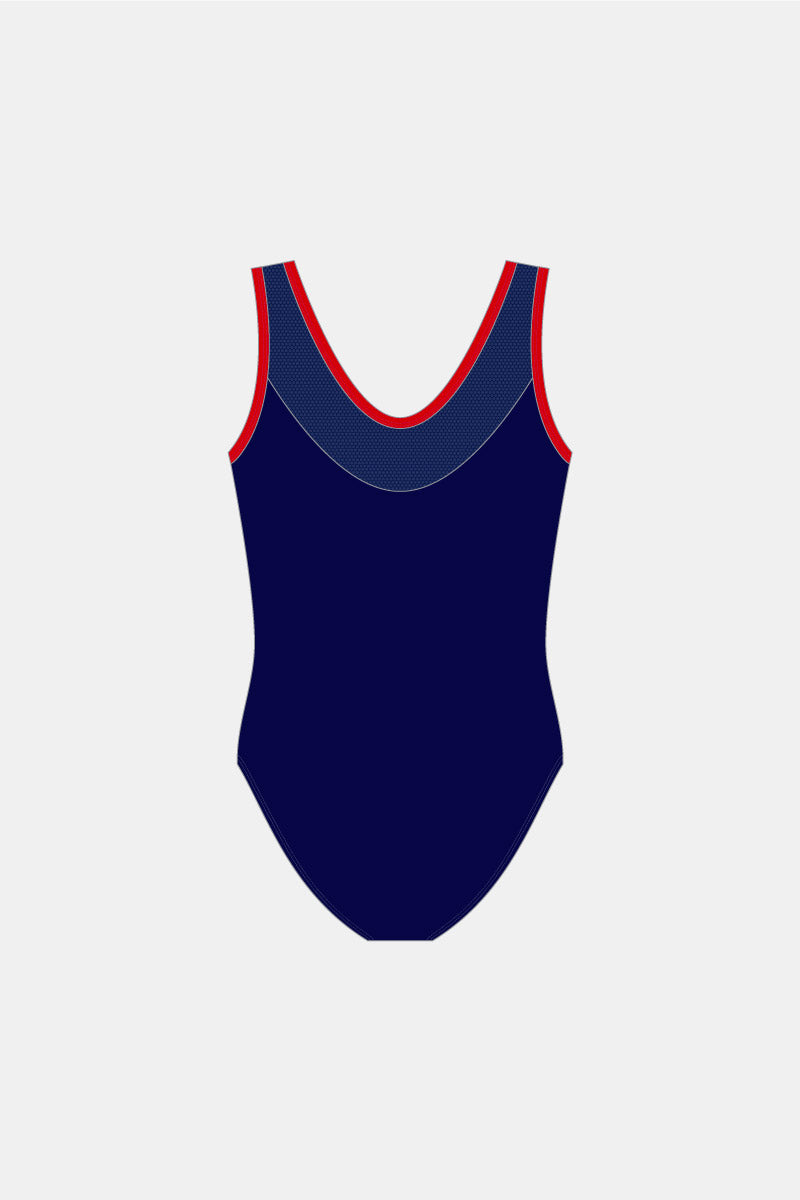 School Comp SLS Leotard Shelf Bra