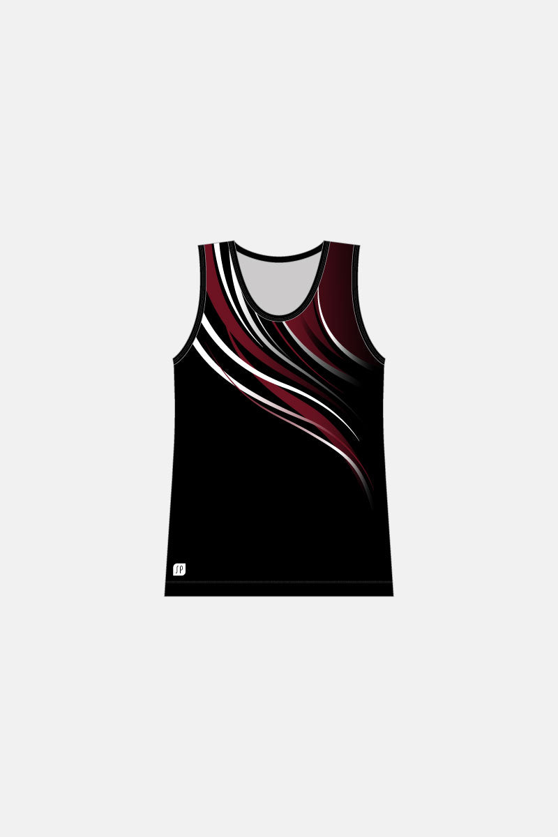 Boys Black Training Singlet