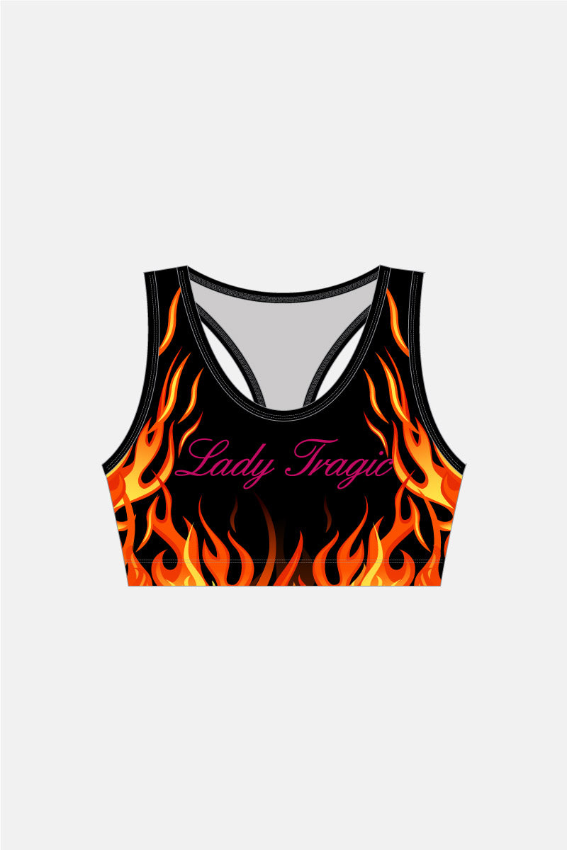 Flame Crop Top