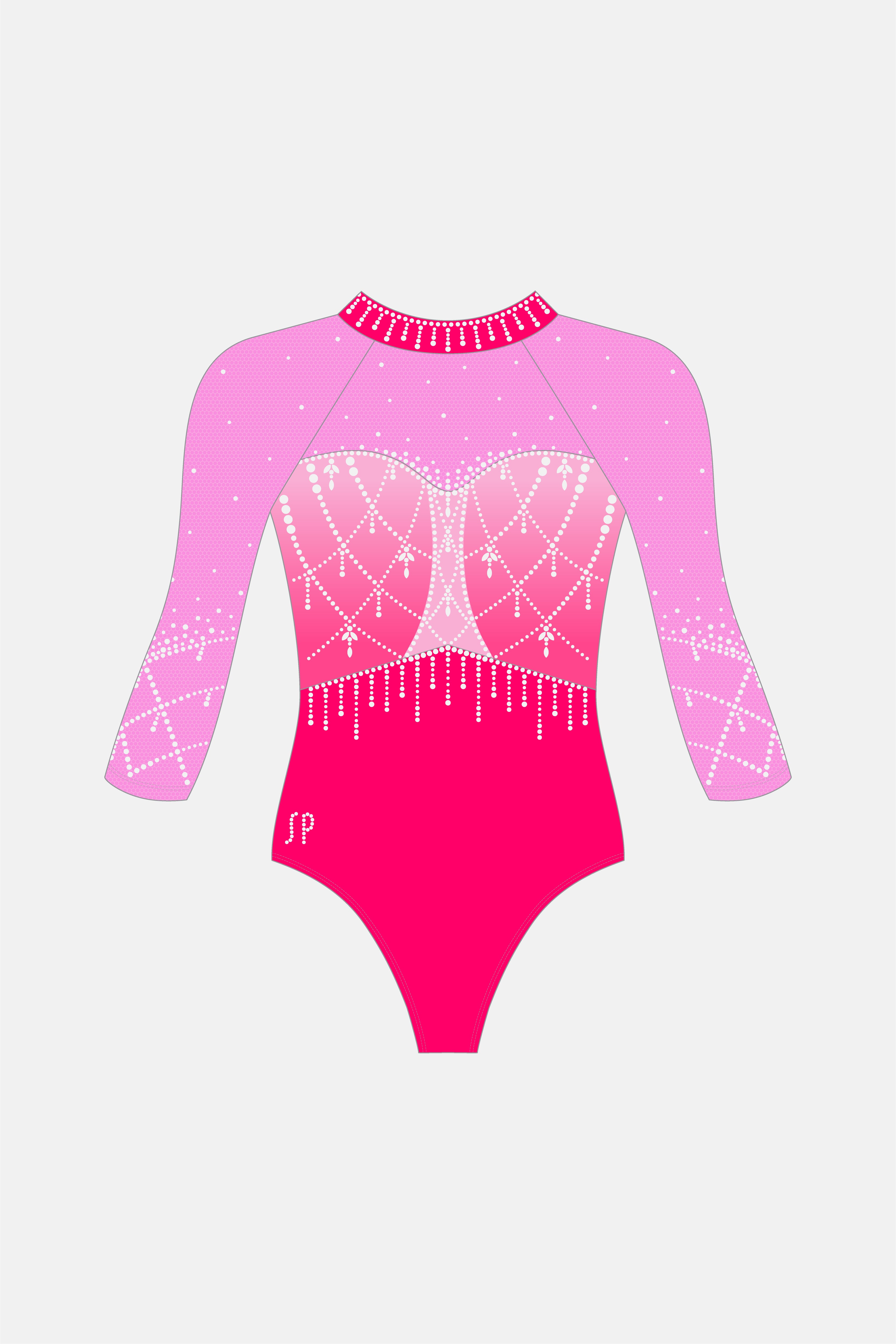 Alice Comp 3/4 Sleeve Leotard