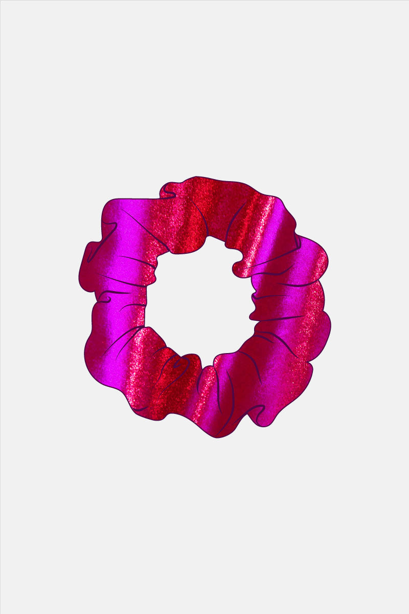 Fuchsia Mystique Scrunchie