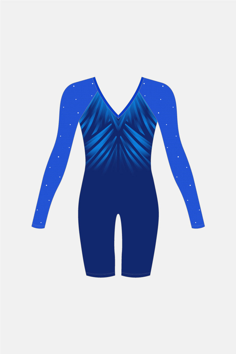 Girls Knee Length LS Unitard