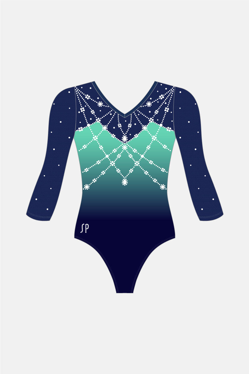 Girls L5-10 3/4 Slv Leotard