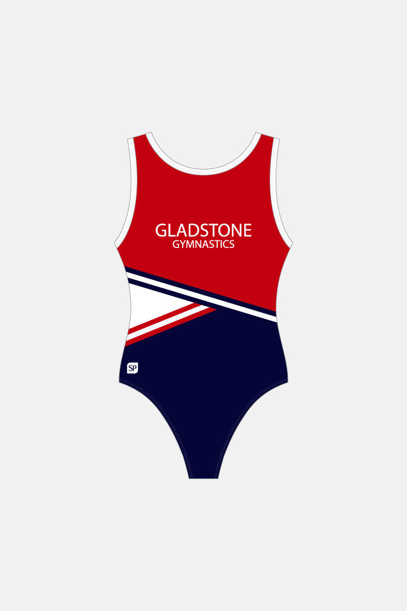 Red Olympiad Sleeveless Leotard