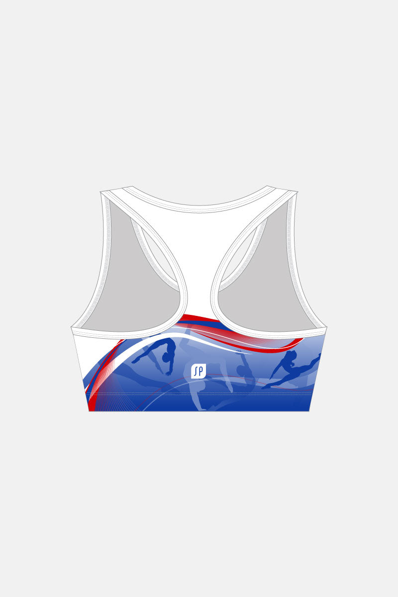Royal Swirl Crop Top