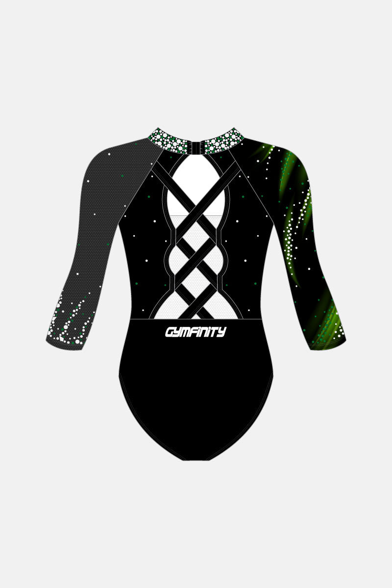 Girls LVL 7-10 3/4 Sleeve Leotard