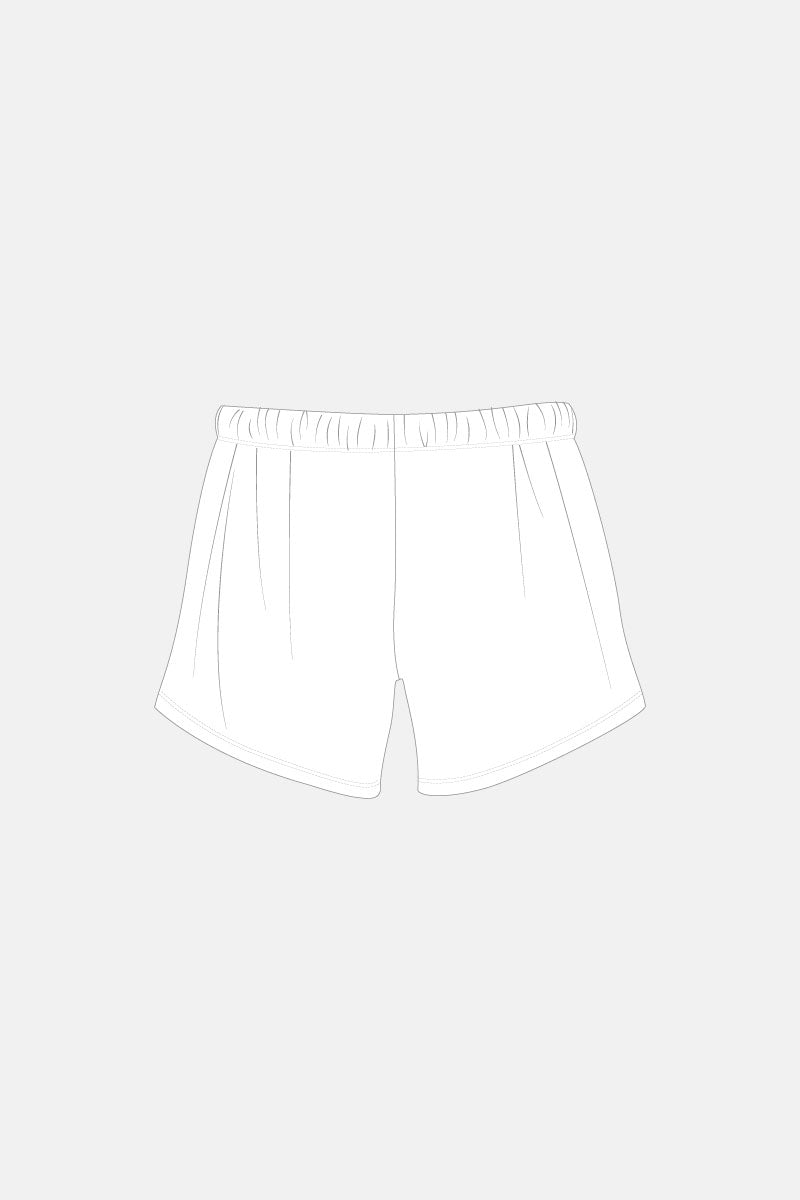 Boys White Matt MAG Shorts