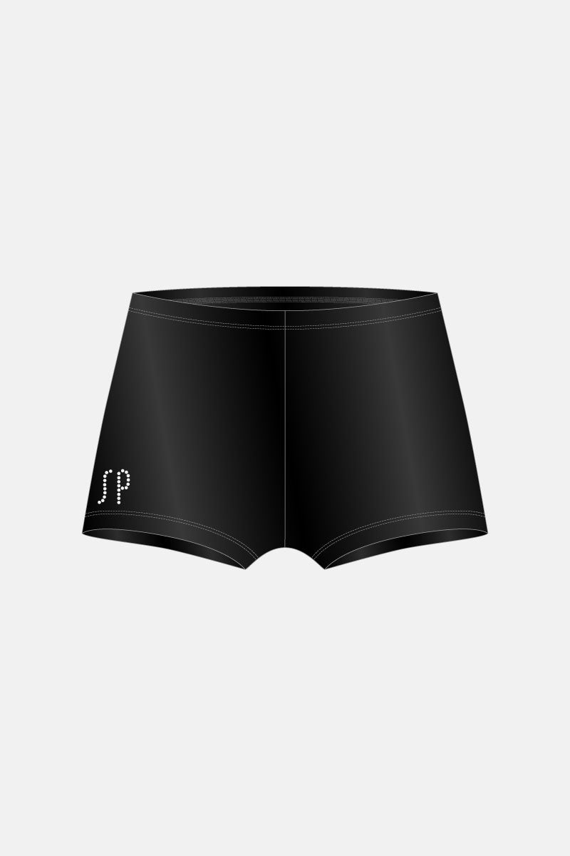 Black Wetlook 2.0 Shorts