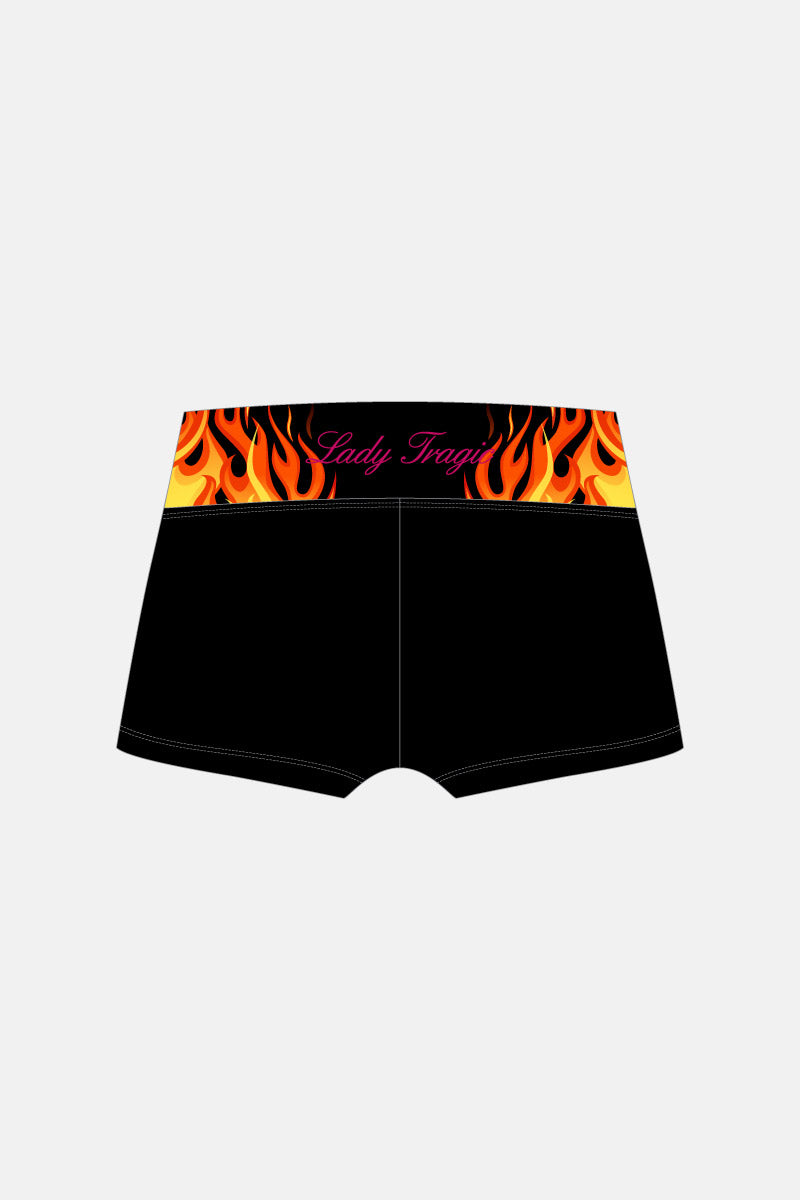 Flame Waistband Shorts