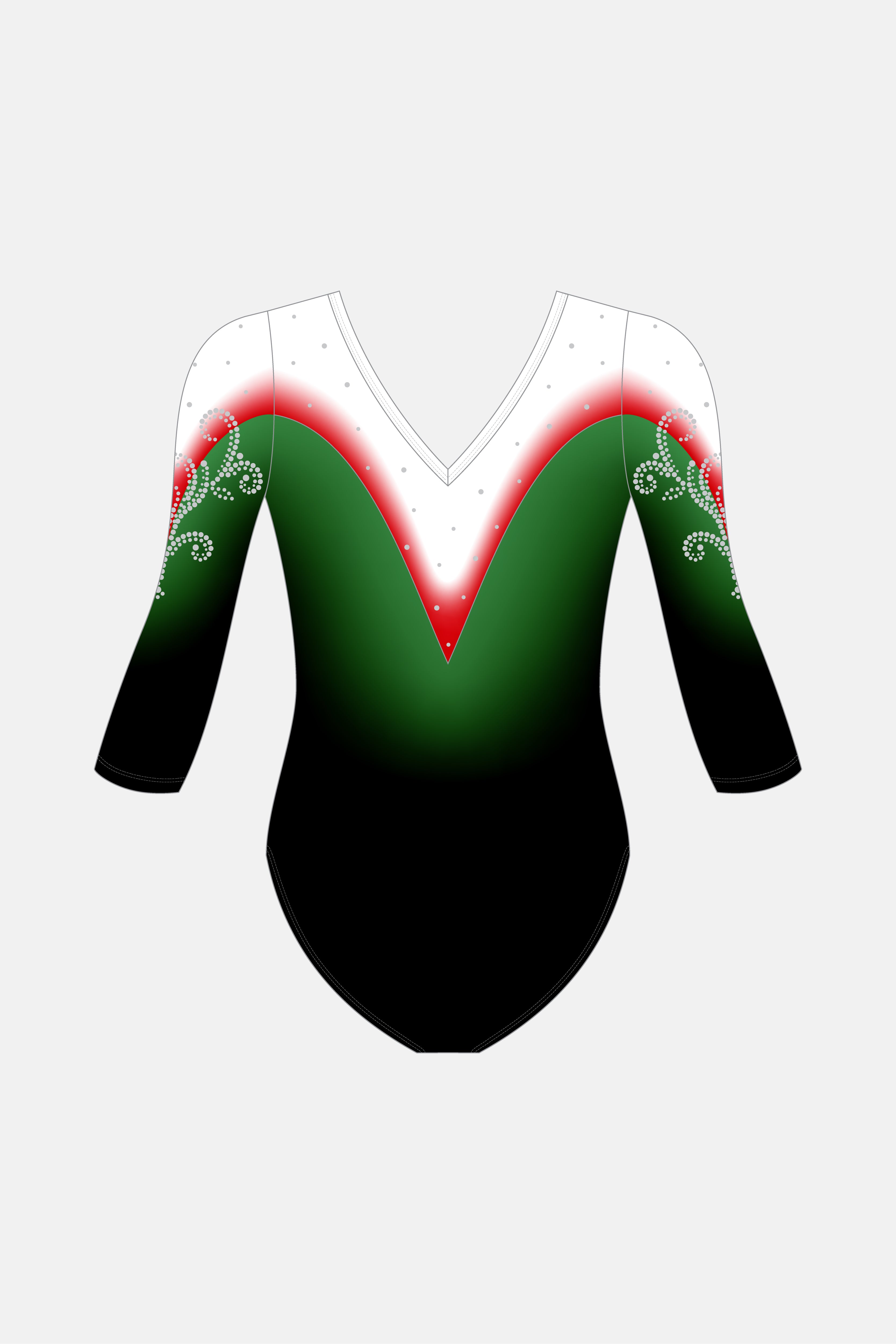 Girls Competition 3/4 Slv Leotard