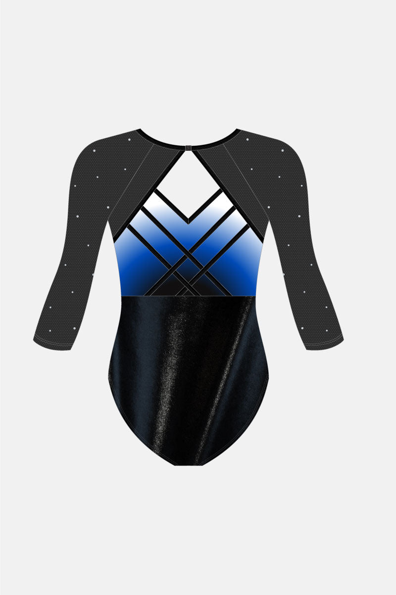 Sibella 3/4 Slv Comp Leotard
