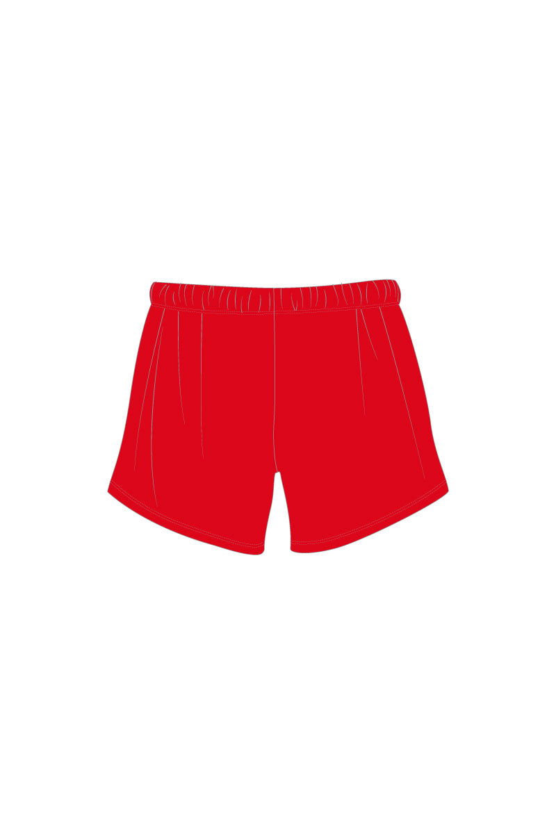 Boys Red Matt MAG Shorts