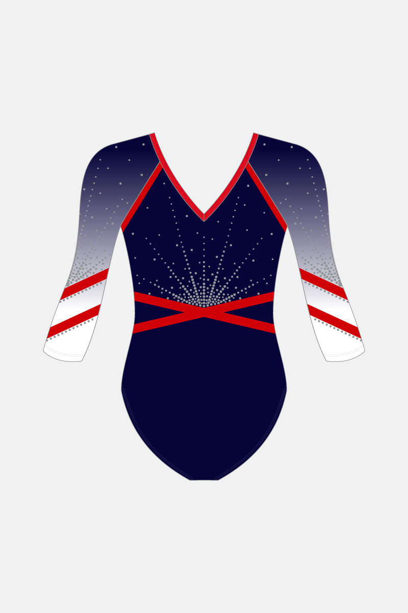 Girls Jnr 3/4 Slv Leotard