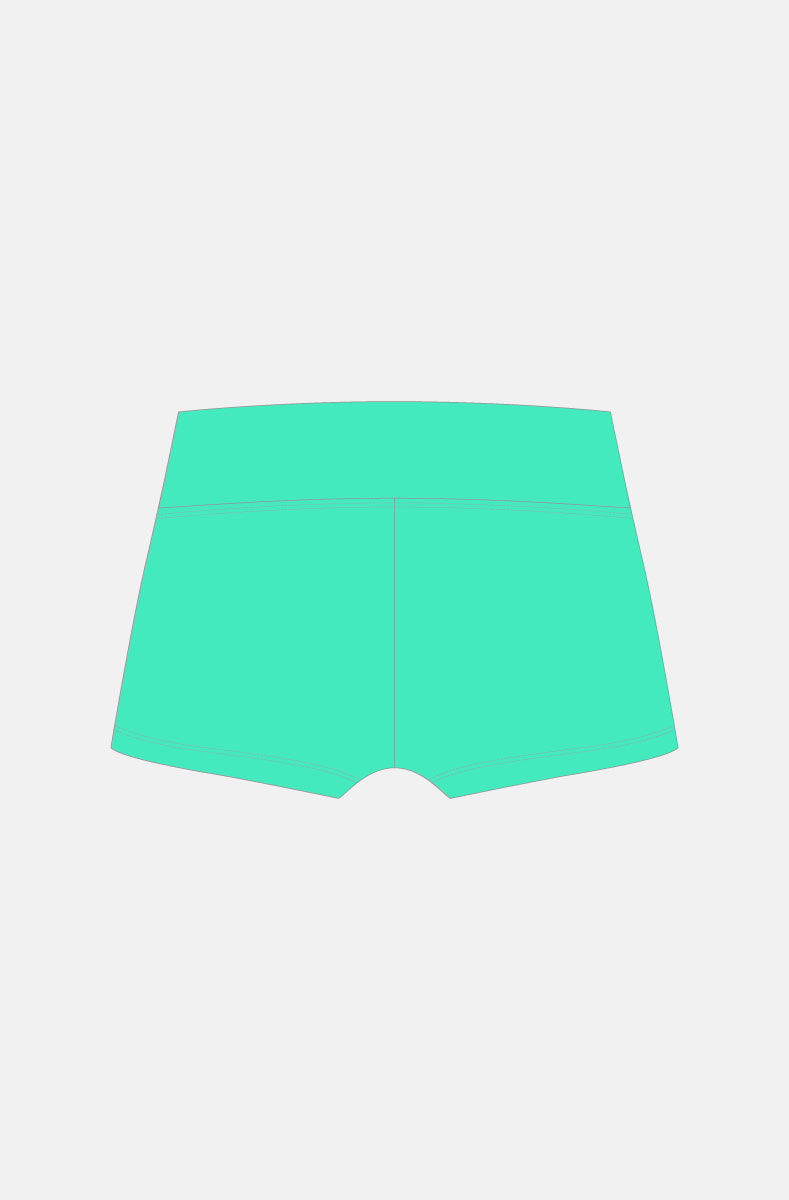 Jnr Spring Green Waistband Shorts