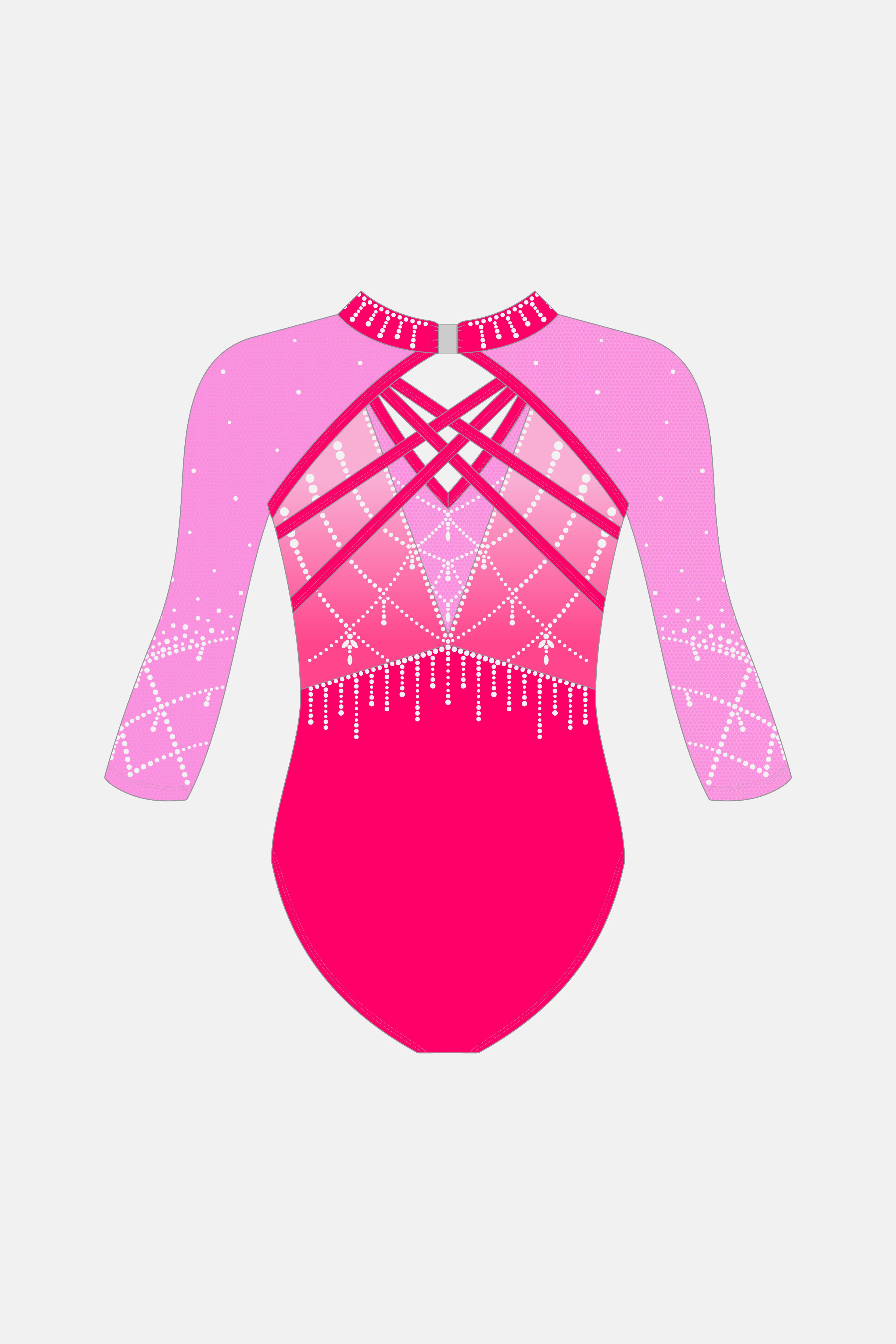 Alice Comp 3/4 Sleeve Leotard