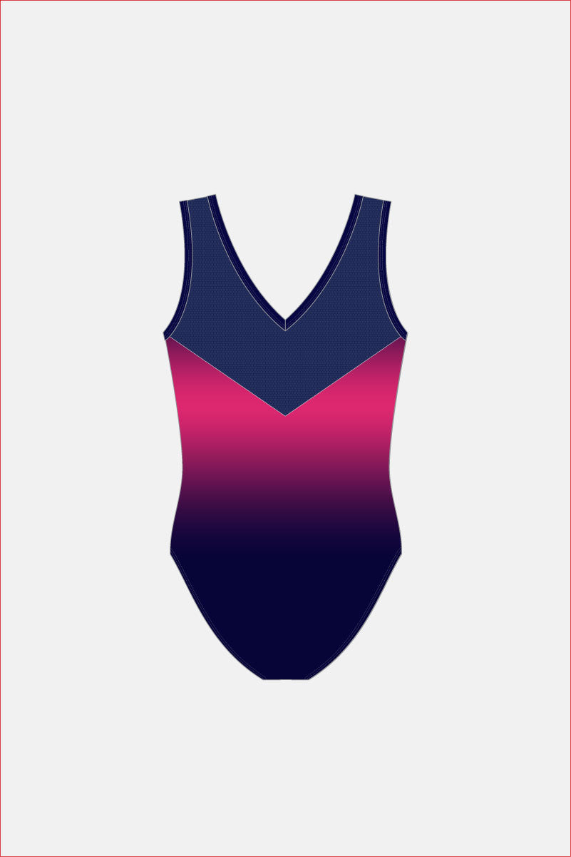 Snr Navy Podium SLS Leotard