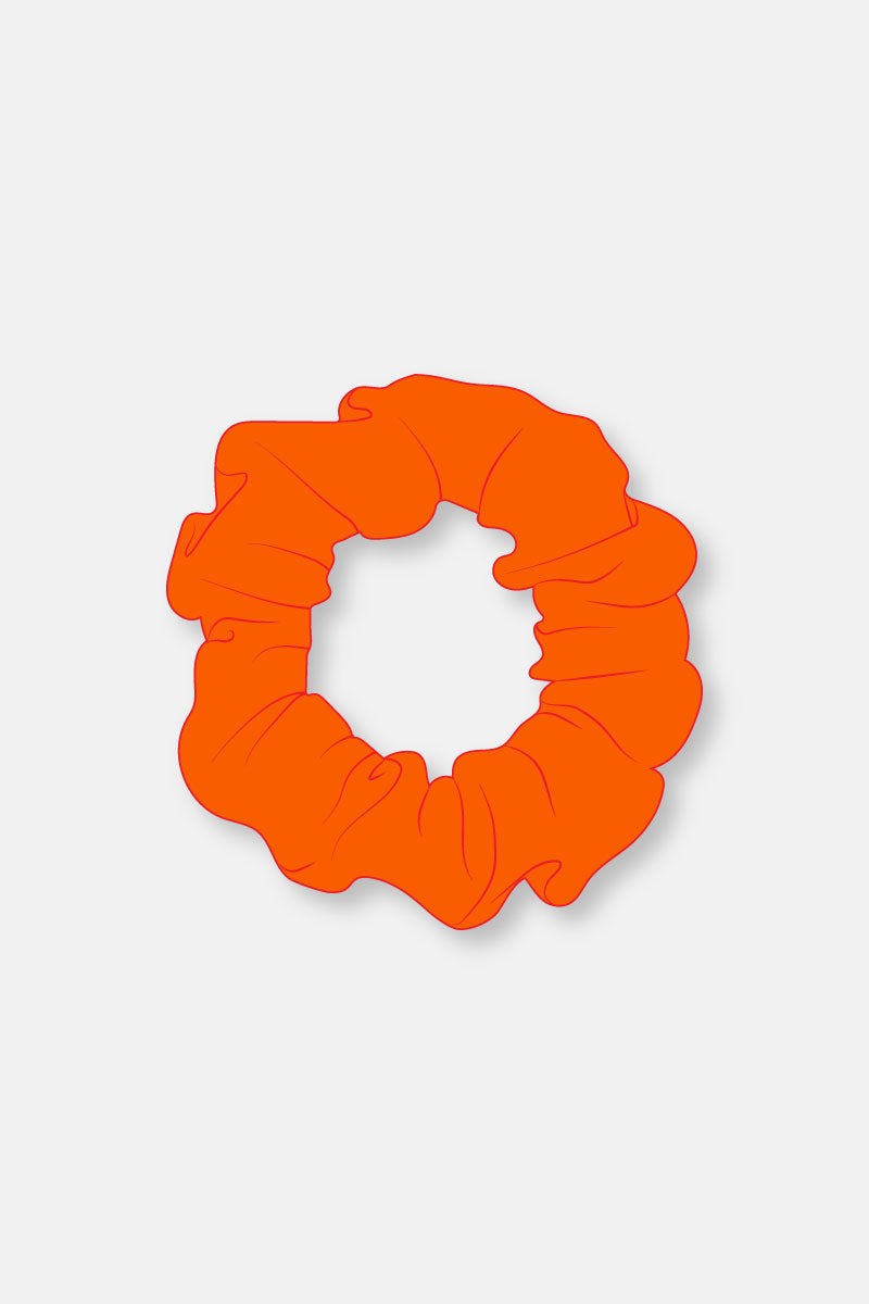 Mandarin Matt Scrunchie