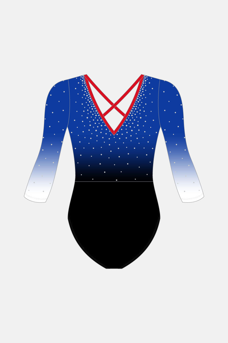 Girls Comp 3/4 Slv Leotard