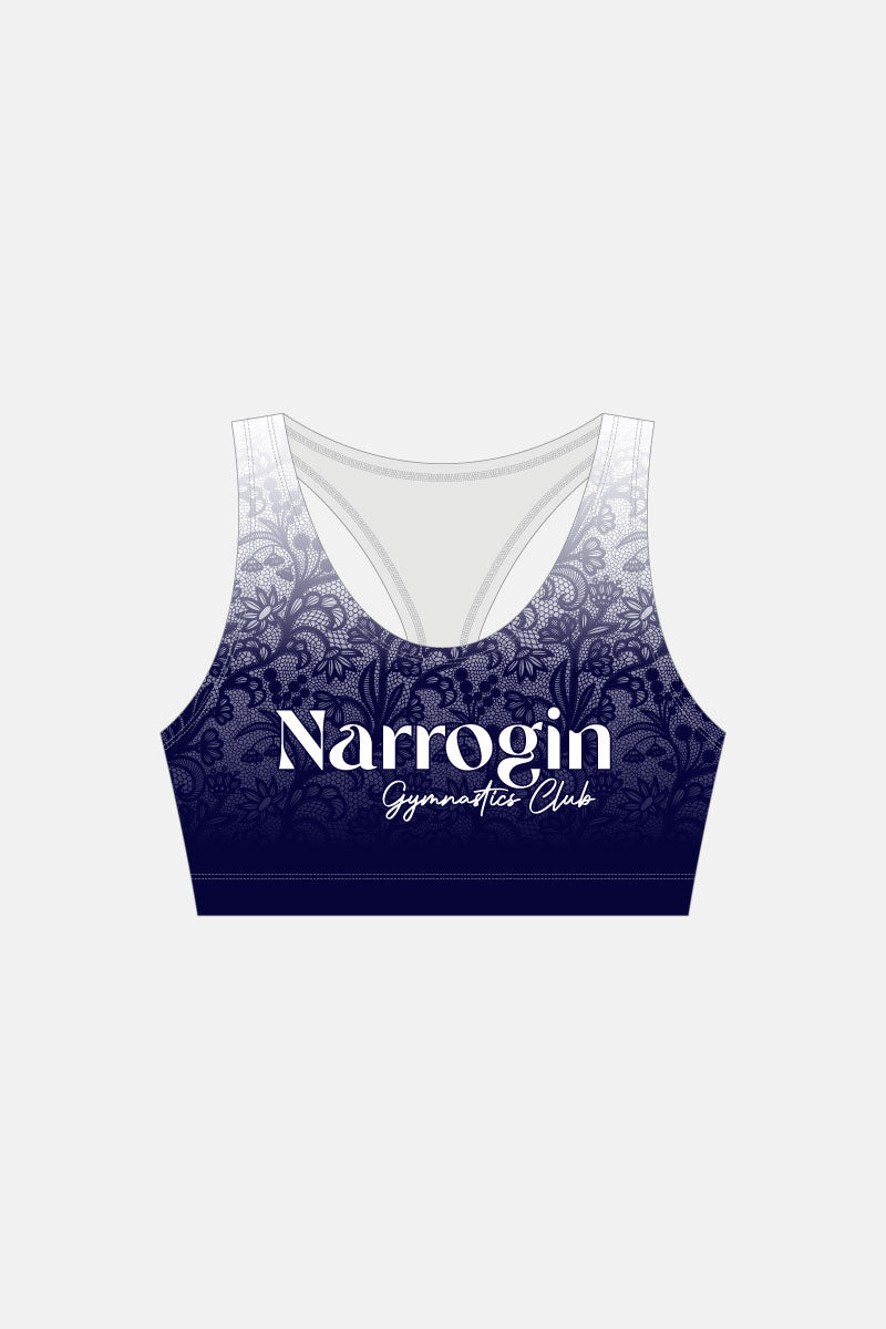 Navy Chancer Crop Top