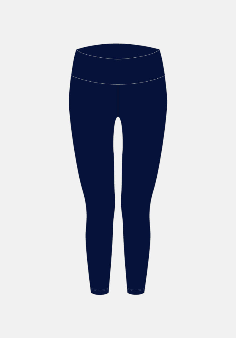 Navy Matt Full Length Tights
