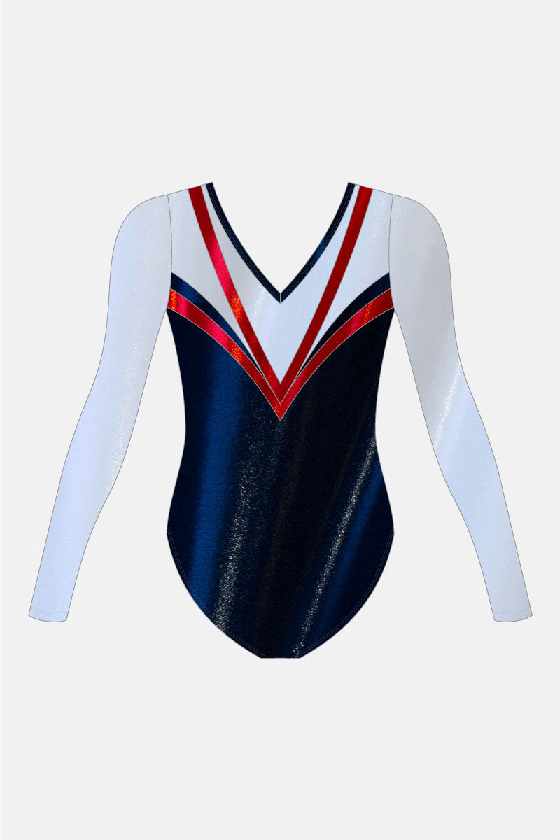 Girls Comp Zara LS Leotard
