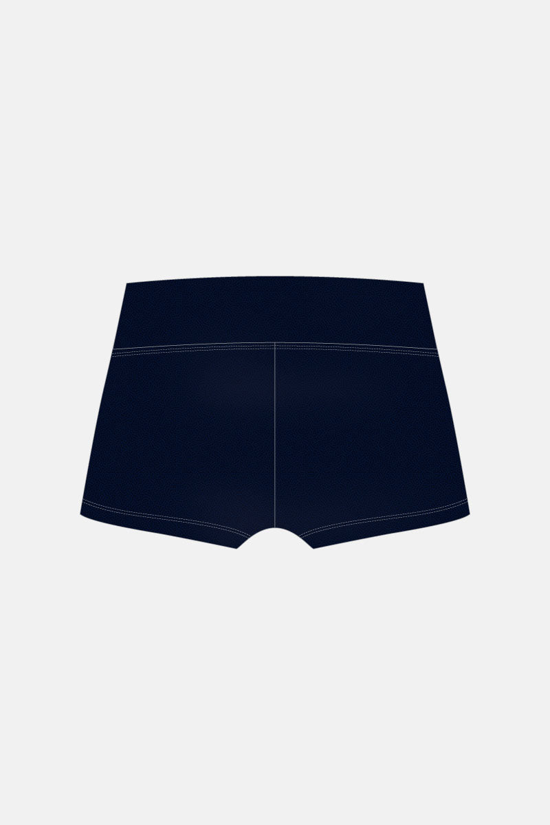Navy Mystique Wide Waistband Shorts