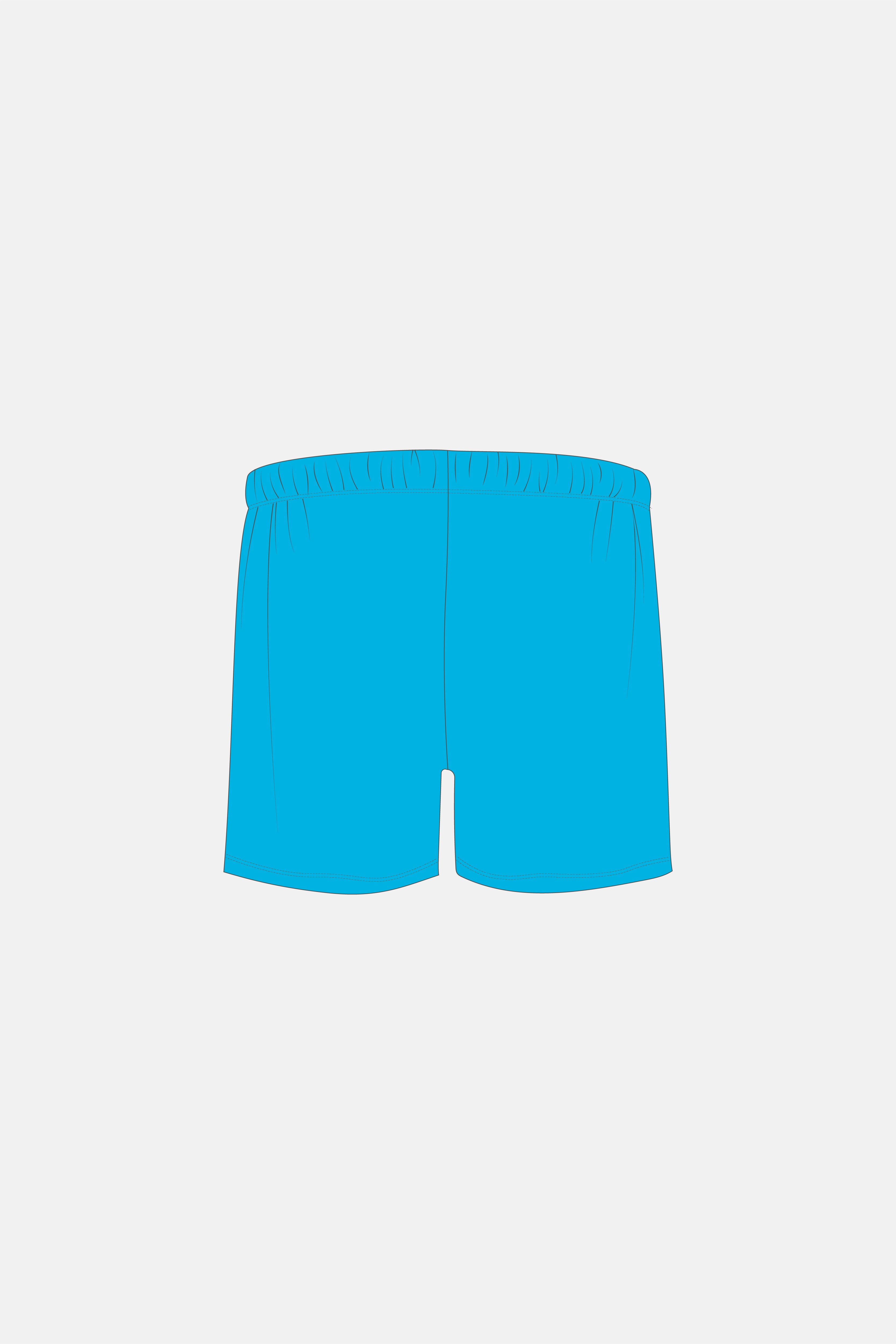 Electric Blue Tramp Shorts
