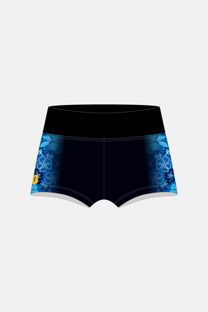 Floral Wide Waistband Shorts