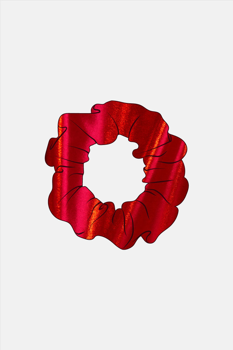 Girls Red Myst Scrunchie
