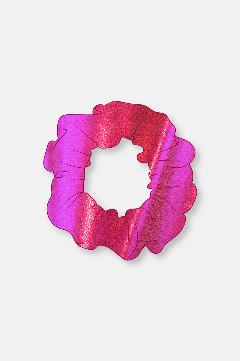 Hot Pink Mystique Scrunchie