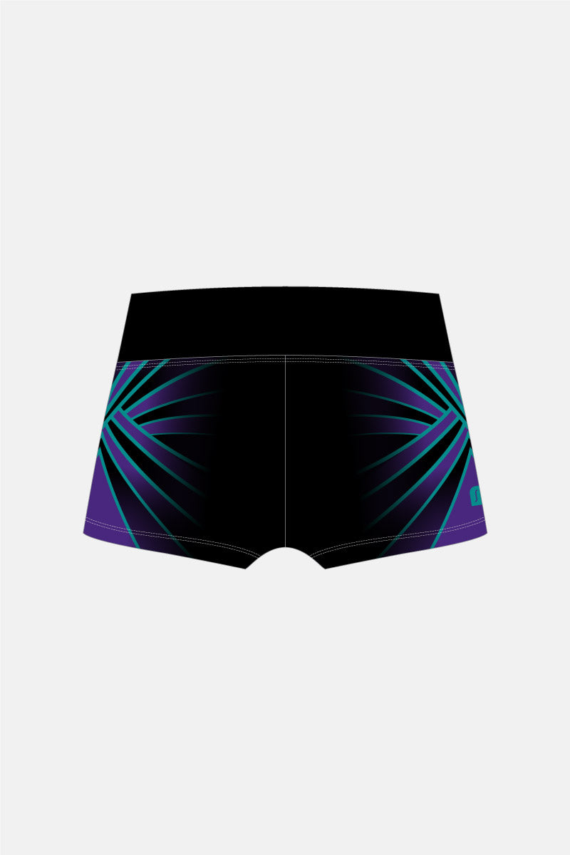 Black Metamorphis Waistband Shorts